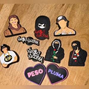 10 PESO PLUMA SET OF CROC JIBBITZ SHOE CHARMS Ella Baila Sola